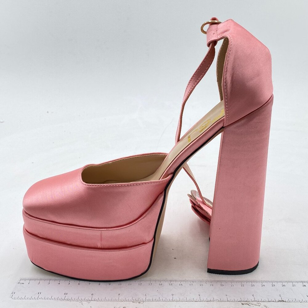 FSJ Pink Platform Heels